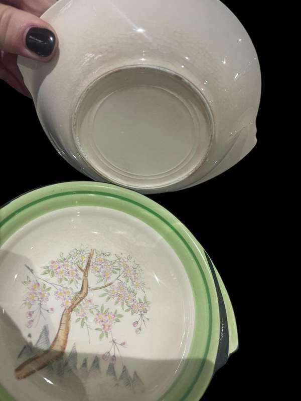 Dessert set art nouveau
