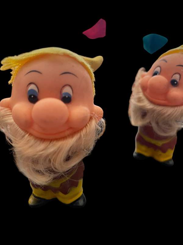 Seven dwarves rubber toys