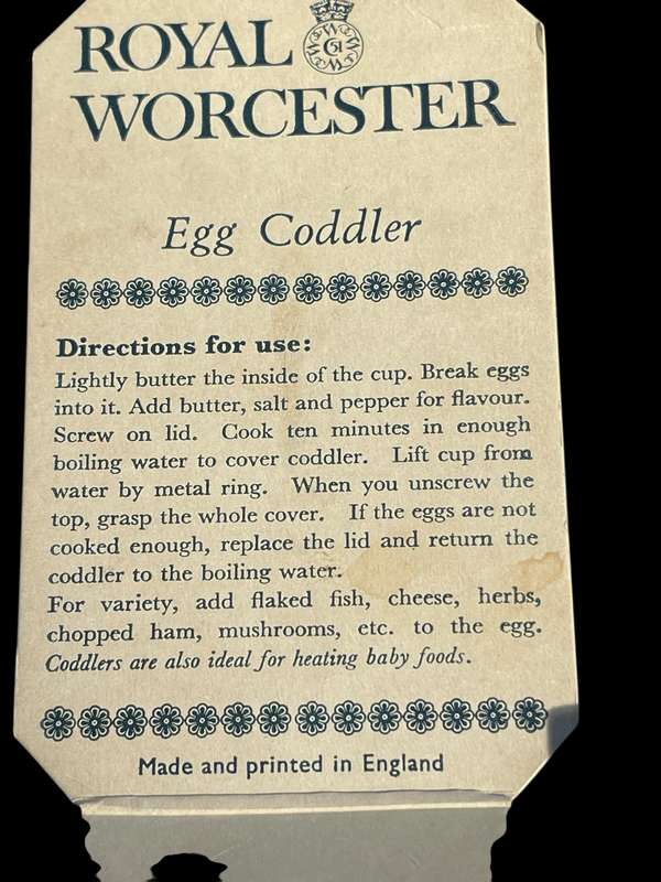 Egg Coddlers each