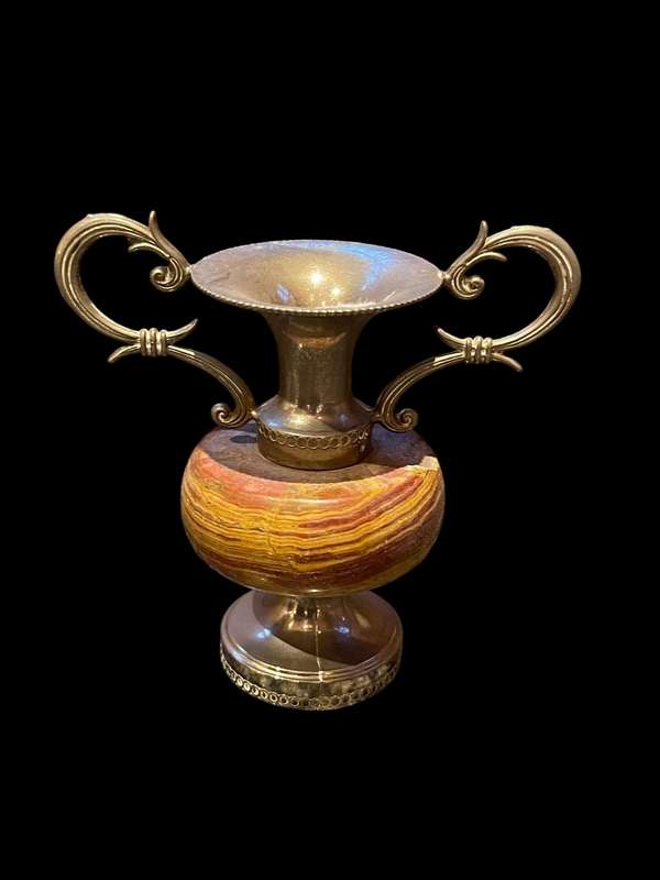 Ornament vase marble