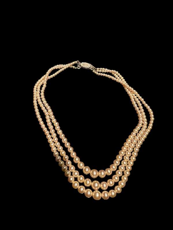 Necklace perle vintage
