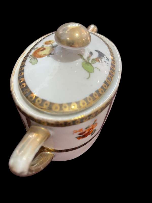 Sugar basin lidded Bavarian
