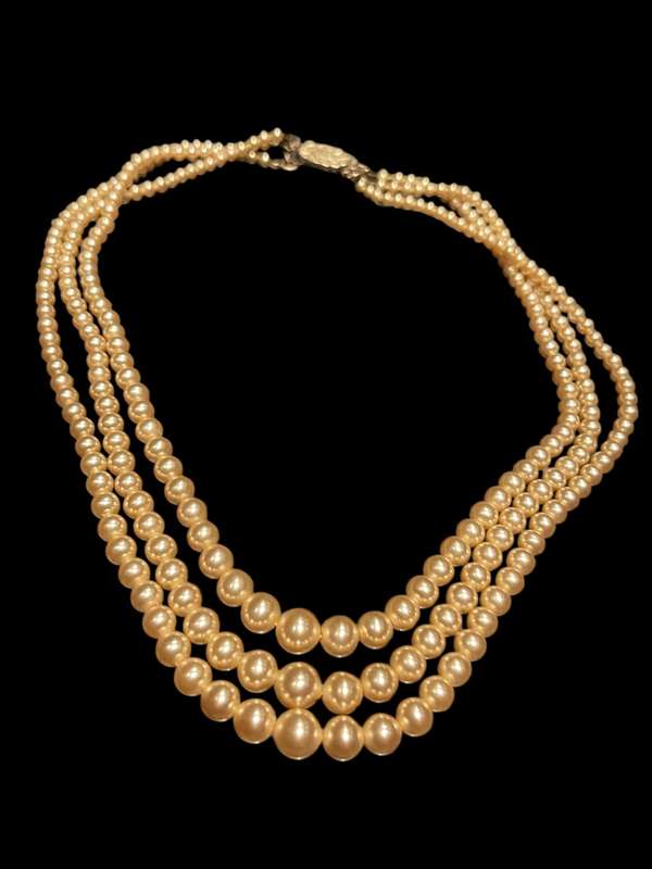 Necklace perle vintage