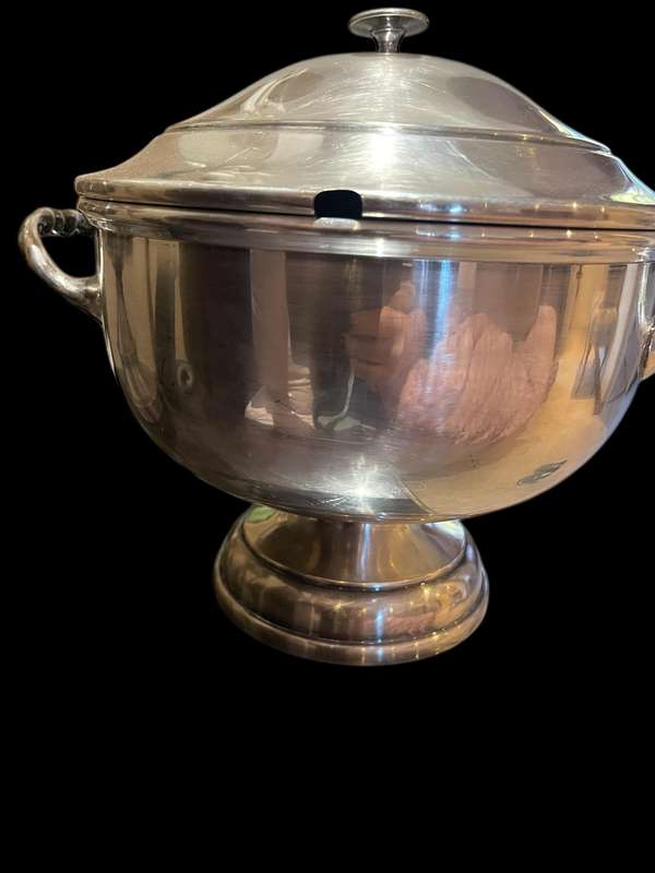 Soup tureen silver plated(NR3)
