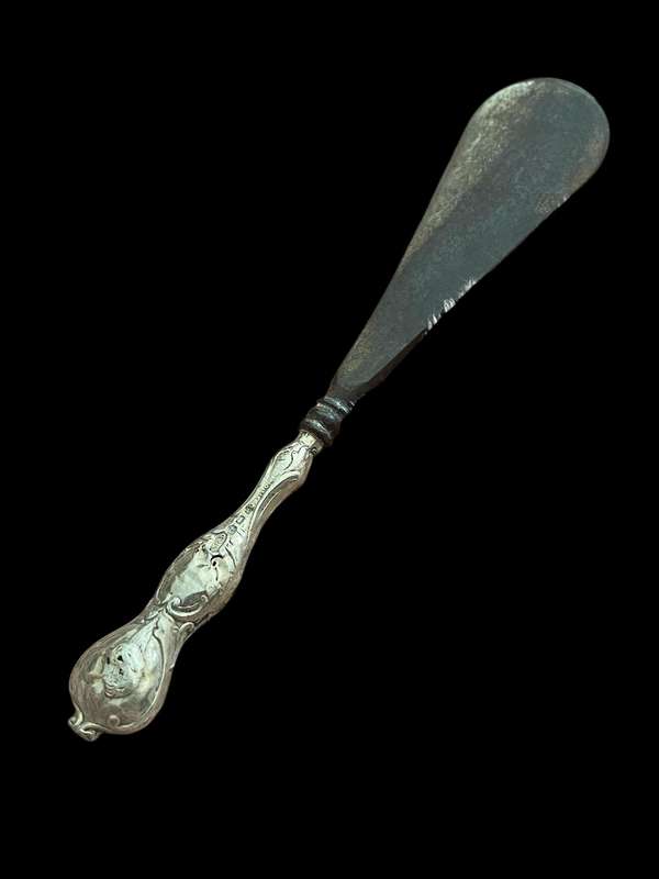 Boot hook Sterling silver handle