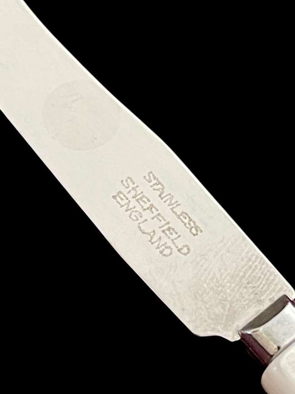 Butter/pate knife faux mother pearl(NR12)