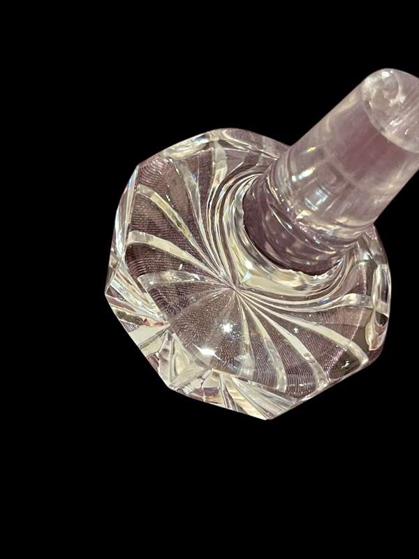 Perfume bottle rose cut