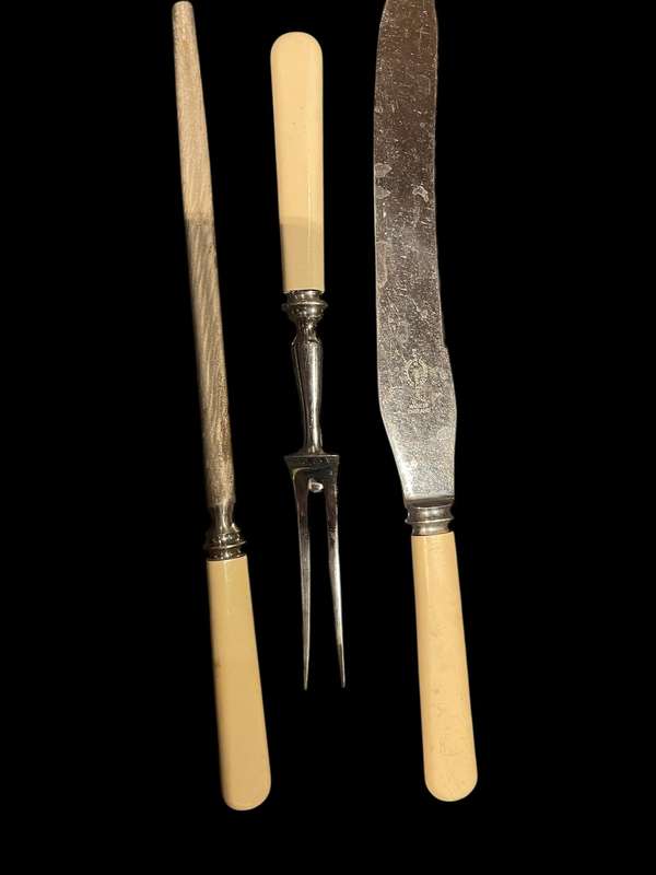 Carving set bone handled(NR6)
