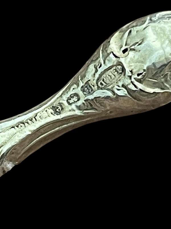 Boot hook Sterling silver handle