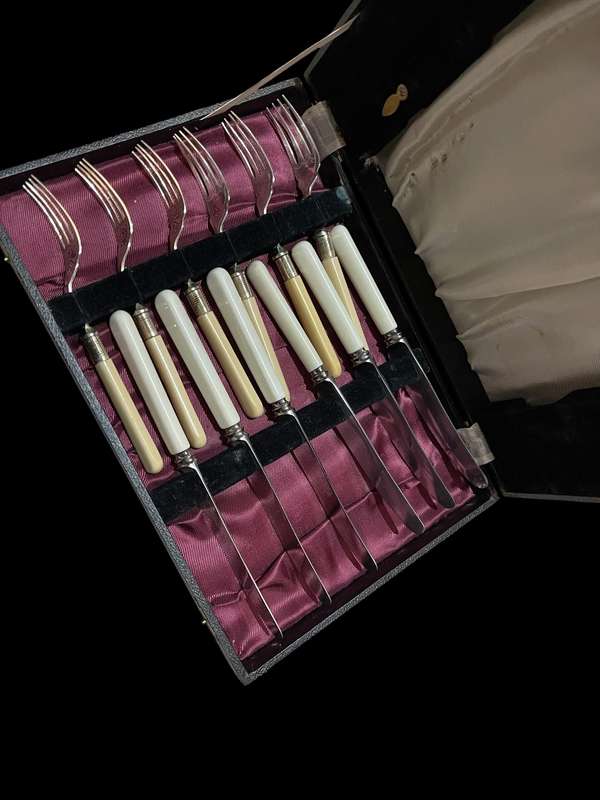 Cutlery forks knives canteen
