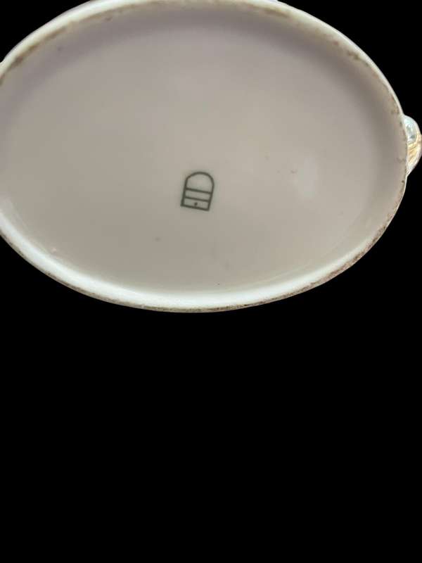 Sugar basin lidded Bavarian