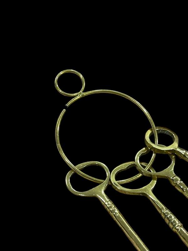 Ornament keys brass