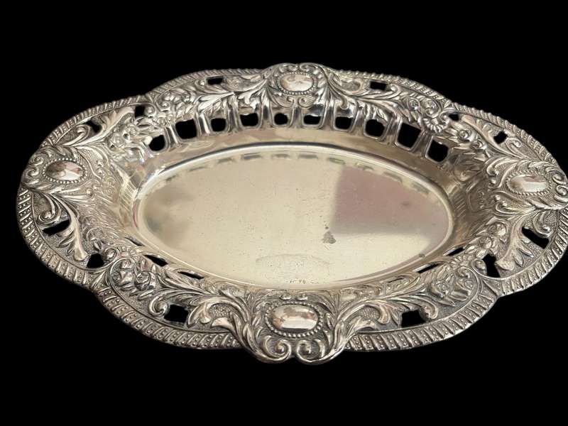 Mint bowl repose silver plated