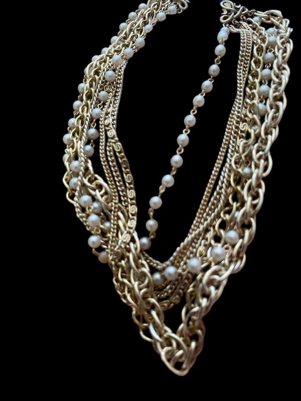 Necklace Richelieu costume jewellery boxed