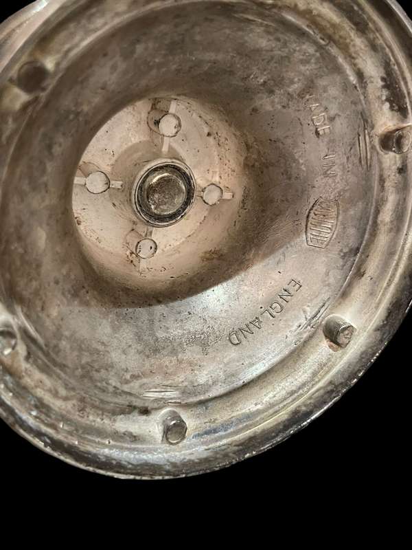 Vase rose bowl silver plated