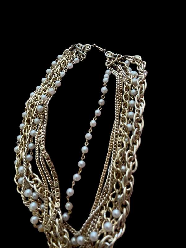 Necklace Richelieu costume jewellery boxed