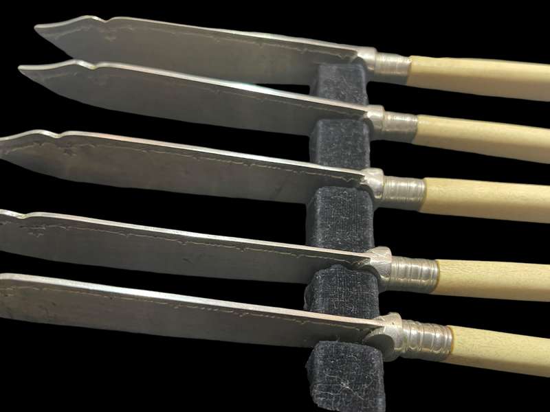 Cutlery set bone handled