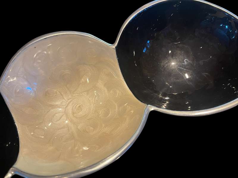 Snack bowl enamelled each