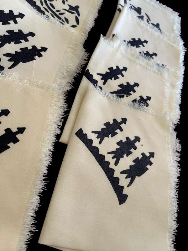 Napkins African themed x6