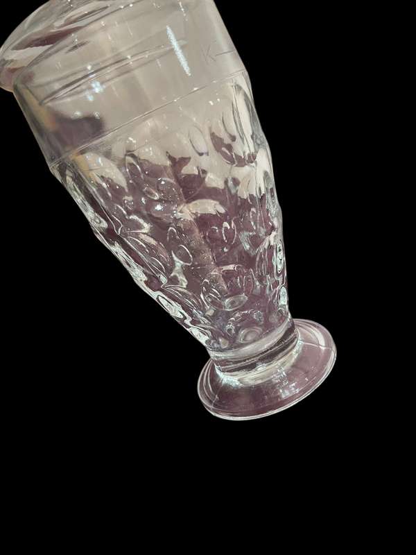 Jar glass lidded