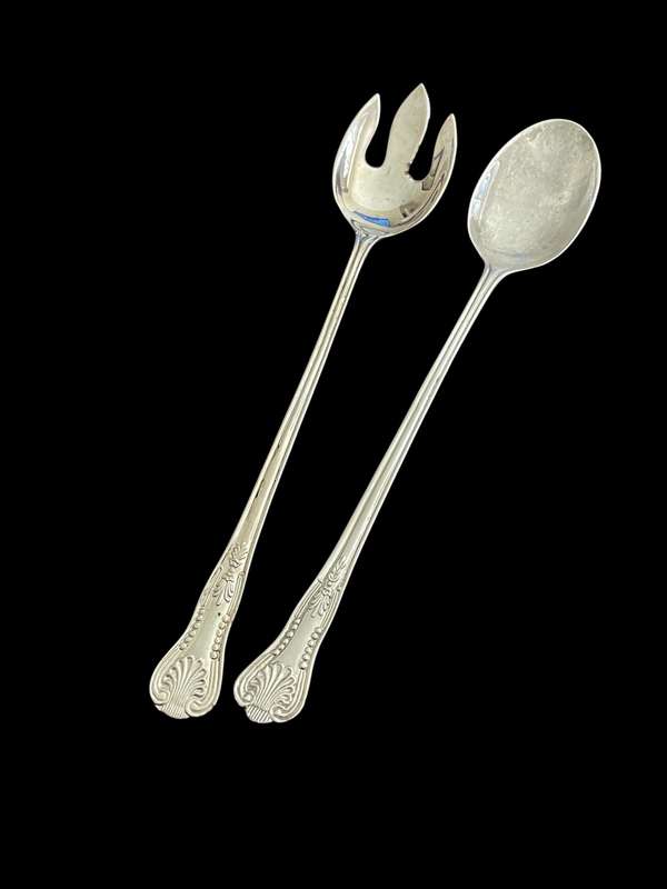 Salad servers set Kings pattern(NR24)