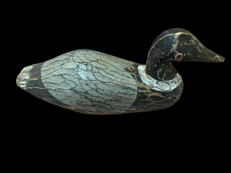 Ornament duck wood