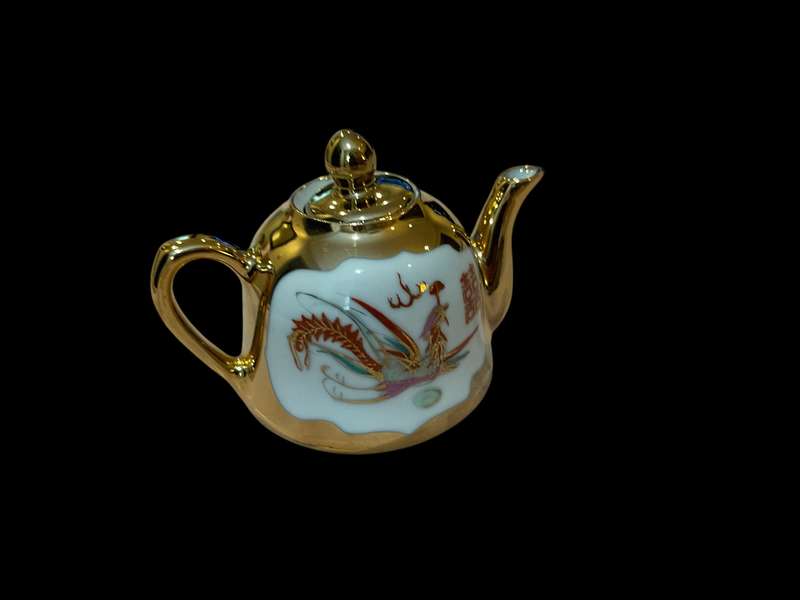 Ornament teapot miniature