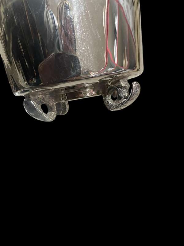 Ice bucket lidded silver plated