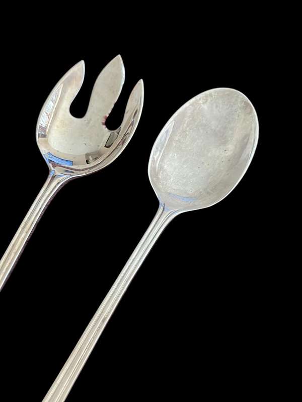 Salad servers set Kings pattern(NR24)