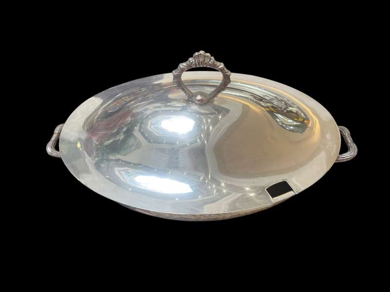 Serving dish silver plated extra large