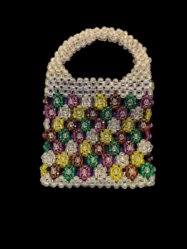 Handbag beaded Italy