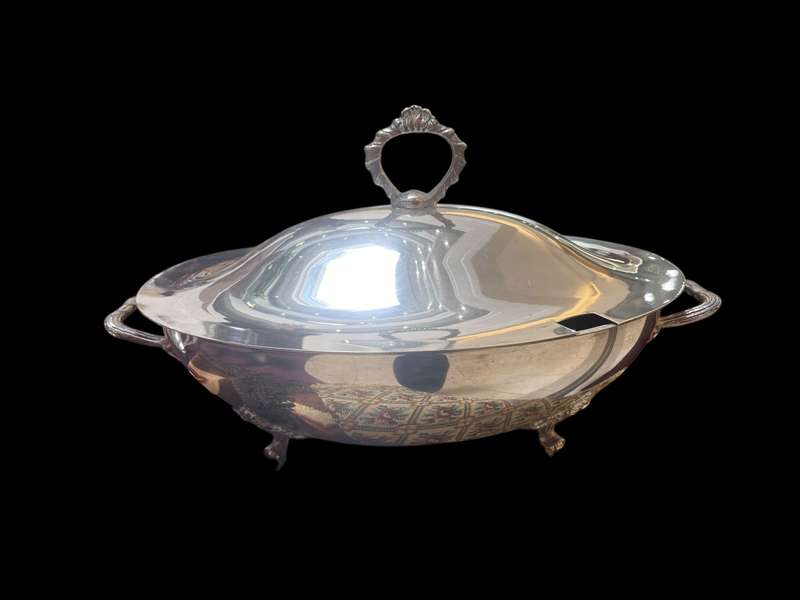 Serving dish silver plated extra large
