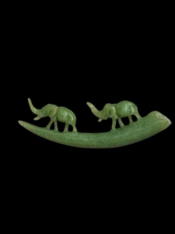 Brooch Jade vintage(W)