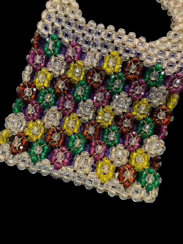 Handbag beaded Italy