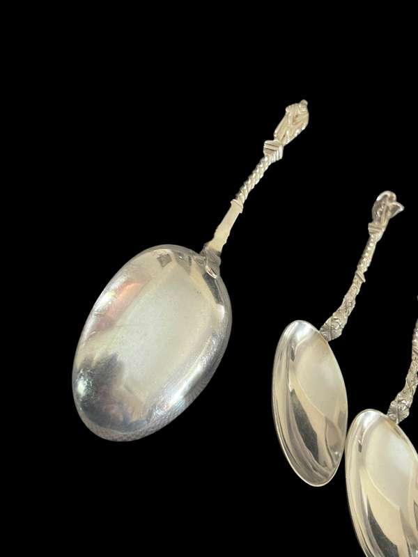 Serving spoons Apostle each