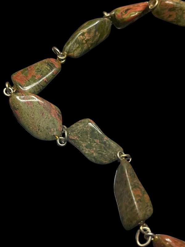 Necklace semi precious stone vintage