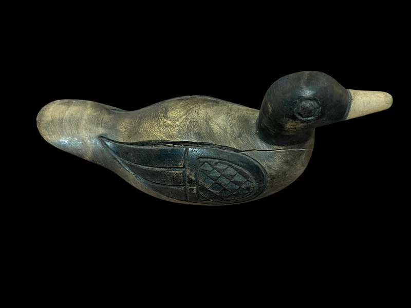 Ornament duck wood