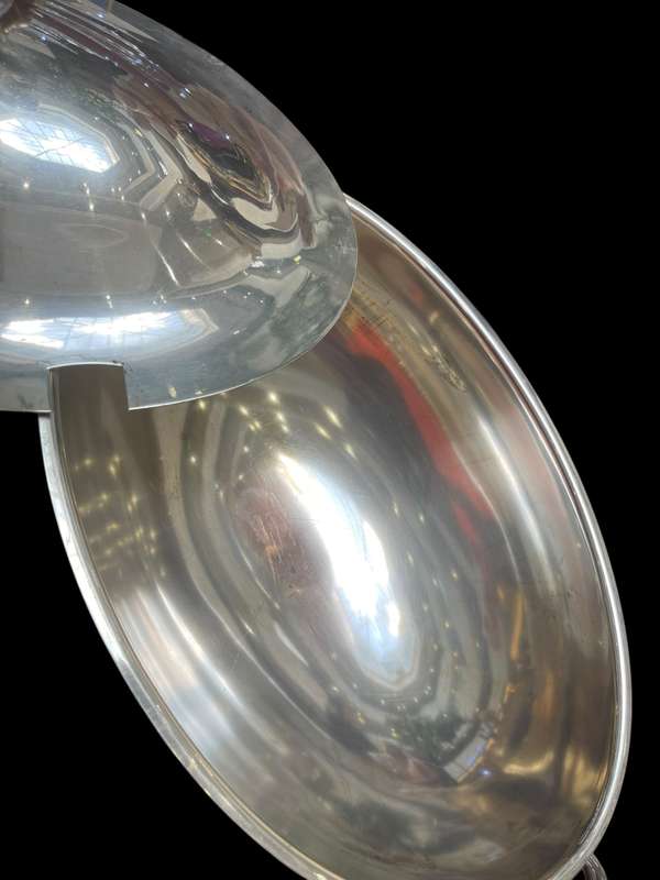 Serving dish silver plated extra large