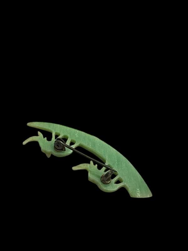 Brooch Jade vintage(W)