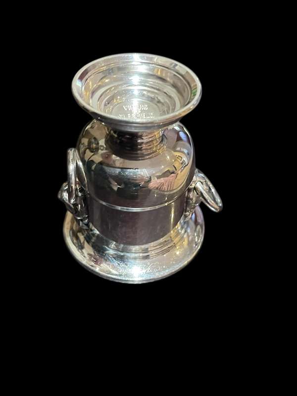 Toothpick holder silver plated each