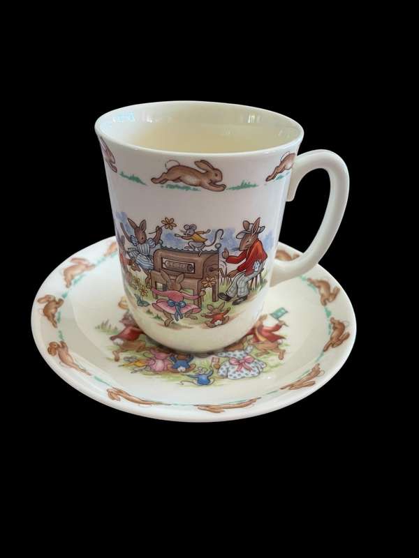Mug saucer Royal Doulton Bunnykins