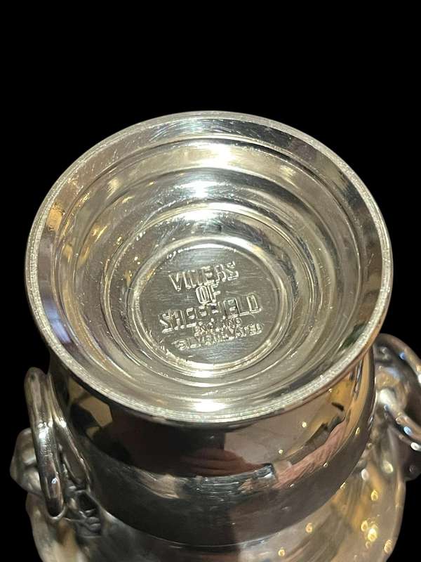 Toothpick holder silver plated each