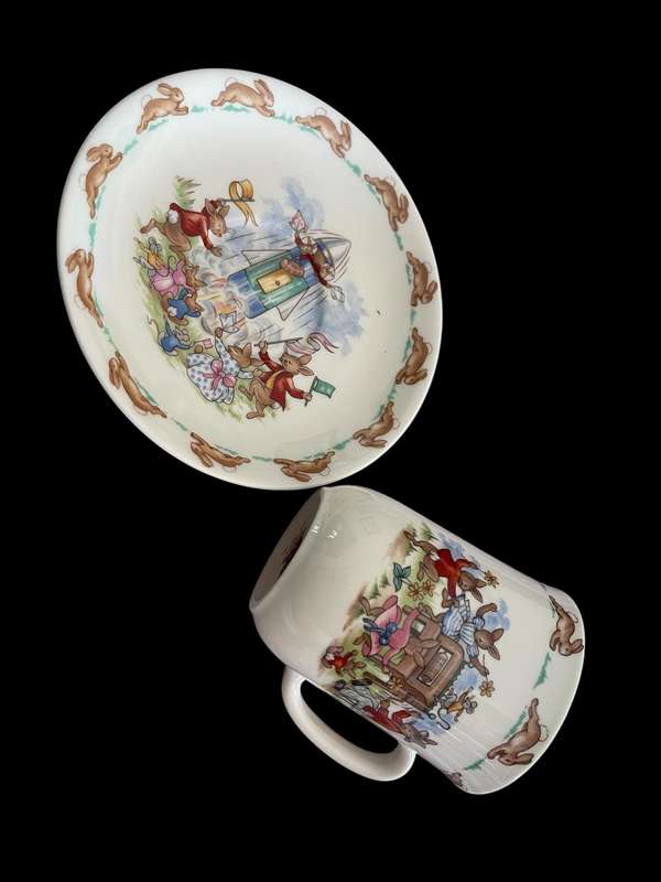 Mug saucer Royal Doulton Bunnykins