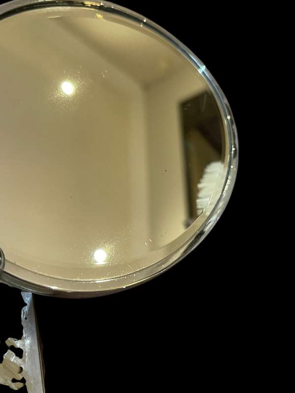 Brush mirror dresser set