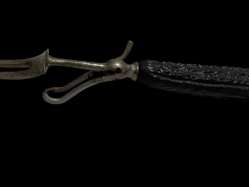 Carving set horn/bone handled