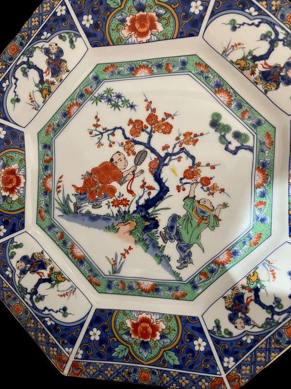 Plate Imari large(Nr1)