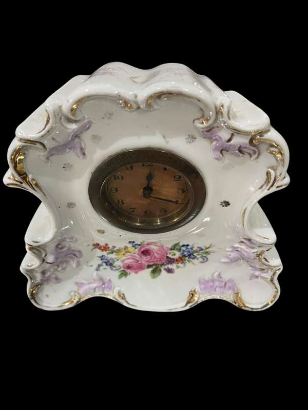 Clock mantle porcelain
