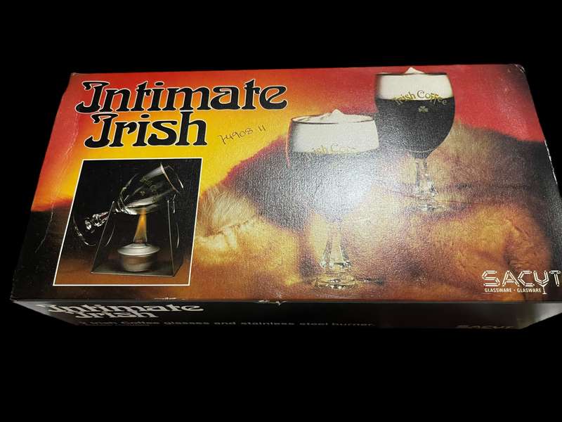 Glasses Irish coffee burner