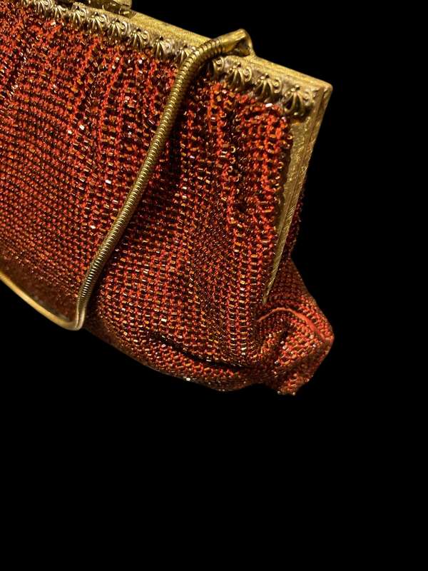Handbag beaded handmade vintage
