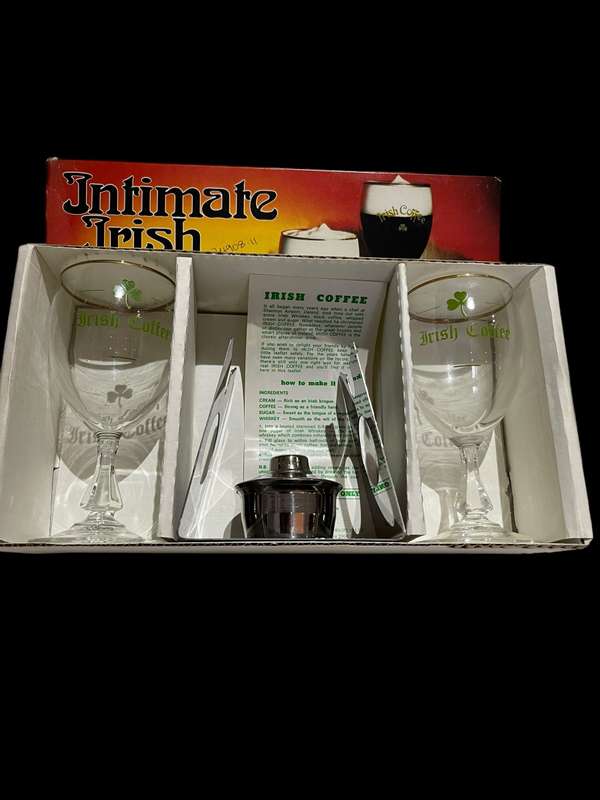 Glasses Irish coffee burner